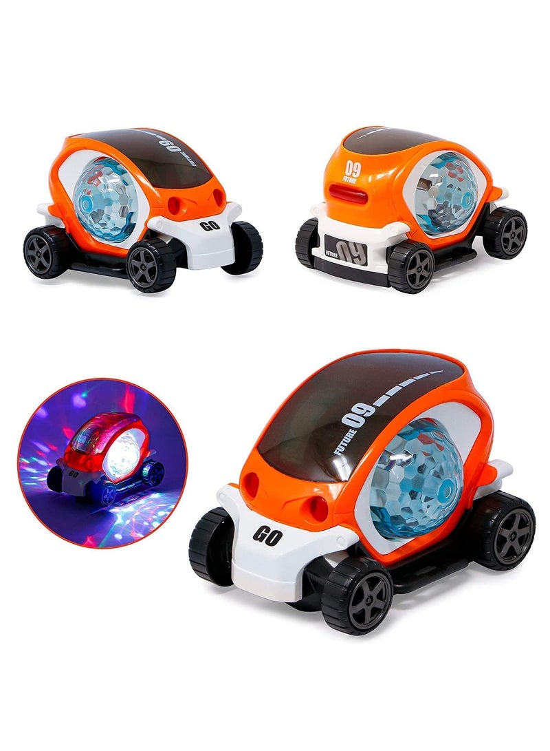 DIDAI Musical Stunt Car Rotate 360° with Flashing Light & Music - Image 3