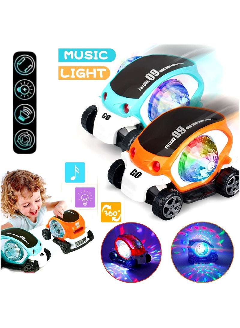 DIDAI Musical Stunt Car Rotate 360° with Flashing Light & Music - Image 1