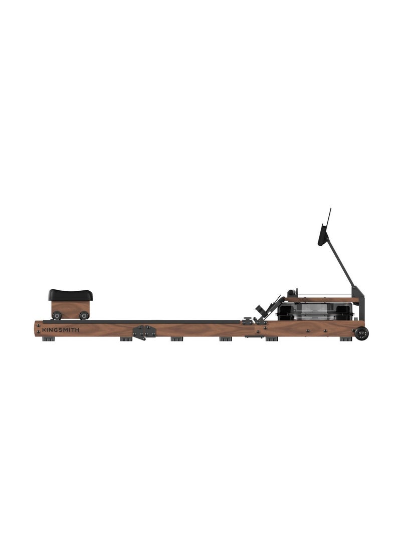 Kingsmith WR3L Water Resistance Rowing Machine | Trifold Water Power | All-in one Display | Patented Three-Fold Design | 5 levels of water resistance | Red Oak - Image 1