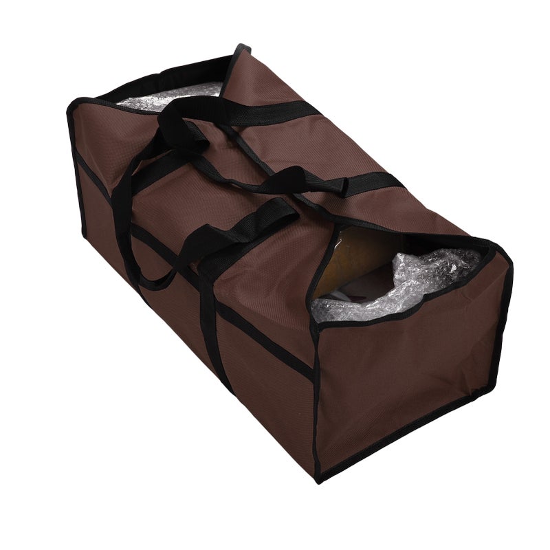 Portable Firewood Carrier Bag 600D Oxford Cloth Large Fire Wood Bag Heavy Duty Firewood Holder with Handles for Home Heating Camping Barbecue A - Image 4