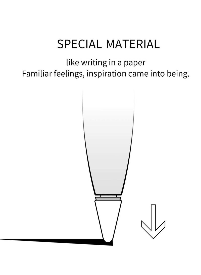 Captaintech 【8-Piece】 Silicone Pencil Nib/Tip Protector Cap for Apple Pencil 1st/2nd Replacement Non-Slip Writing Nib/Tip Protector Compatible with Apple Pencil 1st & 2nd Generation - Image 2