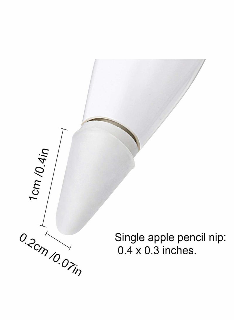 Captaintech 【8-Piece】 Silicone Pencil Nib/Tip Protector Cap for Apple Pencil 1st/2nd Replacement Non-Slip Writing Nib/Tip Protector Compatible with Apple Pencil 1st & 2nd Generation - Image 3