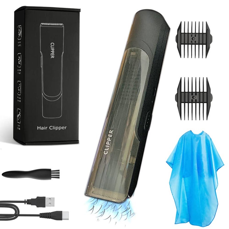 Professional Hair Clippers for Men Baby Beard Trimmer Kits Vacuum Hair Trimmer for KidMen with Magnetic Shell Cordless Men Hair Trimmers with Large Storage Space Rechargeable IPX7 Waterproof