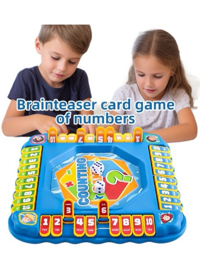 Interactive Math Counting Board Game for Kids, Educational Dice Game with Number Cards, Fun Learning Toy for Preschoolers & Toddlers, Family Party Game for Boys and Girls Ages 3+ - Image 5