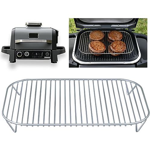 INFRAOVENS Stainless Steel Rack for Ninja Woodfire Outdoor Grill Pro XL Pro Connect XL OG850 OG951 Wood Fire Electric Master Grill Air Fryer Accessories Dishwasher Safe by INFRAOVENS - Image 1