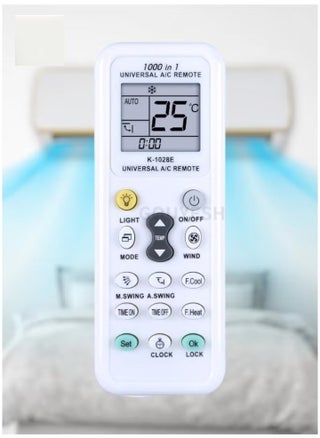 New Universal 1000 in 1 K-1028E Wireless Air Conditioner Remote Control – Digital LCD, Universal Replacement for AC Units, Easy Setup & Full Functionality - pzsku/Z1BCEF44D07A277A3C8ABZ/45/_/1739986080/55efb1ed-2848-4ae6-a816-13c490c15ef0