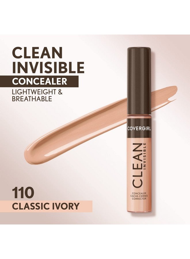 كفر جيرل كونسيلر كوفر جيرل كلين إنفيزيبل، خفيف الوزن، مرطب، تركيبة نباتية، لون عاجي كلاسيكي 110، 0.23 أونصة - Image 2