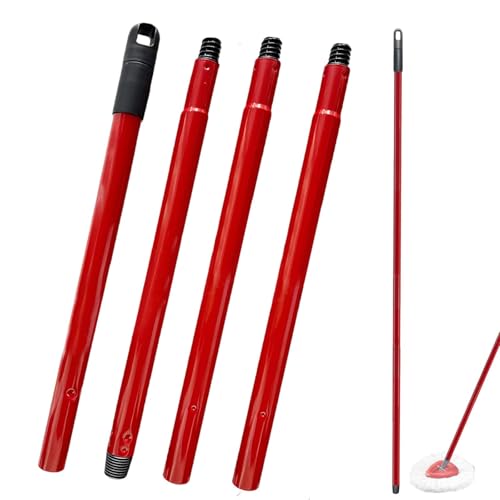 Fazlynyi Mop Handle for Ocedar Spin Mop Handle for O Cedar 4Section 285to55inch Mop Replacement Stick Compatible with Ocedar Easy Wring Mop Refills Germany Screw Joint