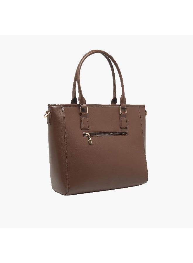 Adore Quilted Tote Bag with Detachable Strap - Image 4