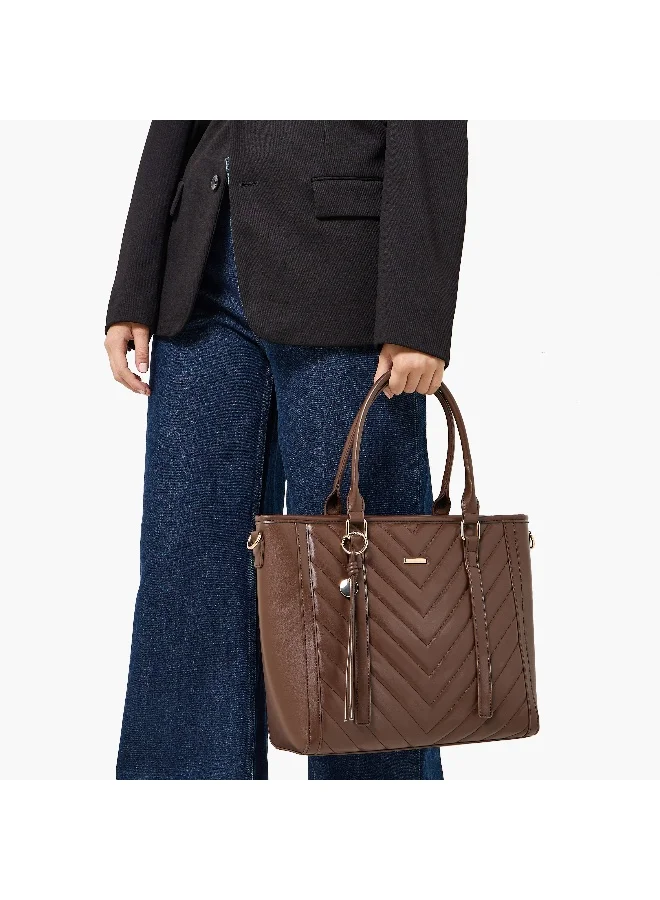 Adore Adore-HYG-Shopper-Quilted-Brown-JJ26-Q4-11
