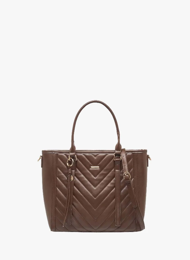 Adore Adore-HYG-Shopper-Quilted-Brown-JJ26-Q4-11