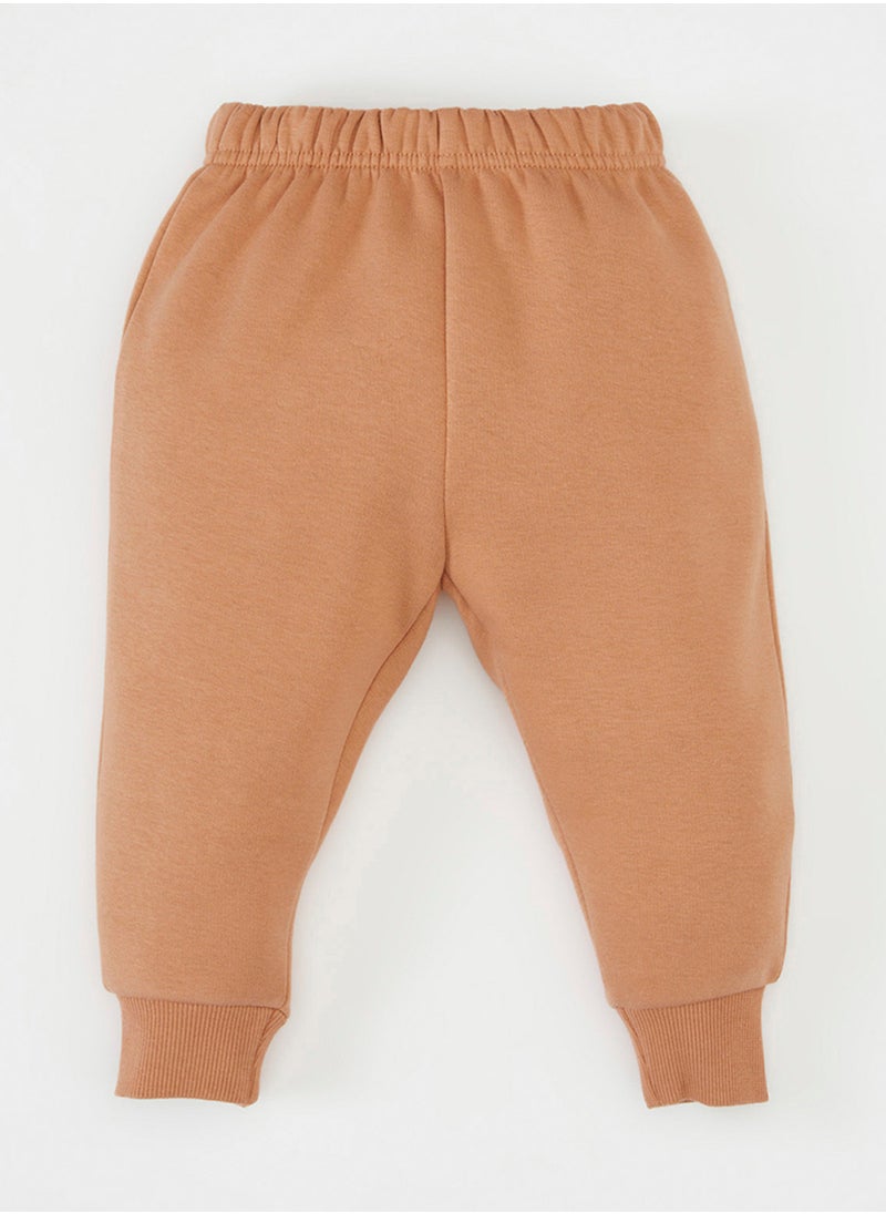 DeFacto - Printed Crew Neck Sweatshirt With Elastic Waist Jogger Pants 2-Piece Set - Image 1