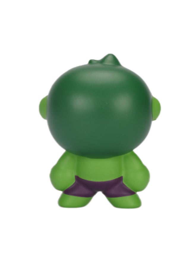MARVEL The Hulk Angry Expression Mochi Squishy Doll Green and Purple 10 x 10 x 10 cm VJ24447-L - Image 3