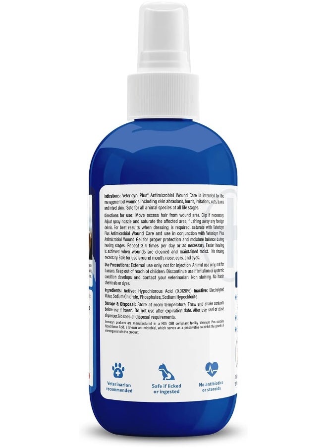 Vetericyn Vetericyn Plus Antimicrobial All Animal Wound & Skin Care 8oz  - Image 3