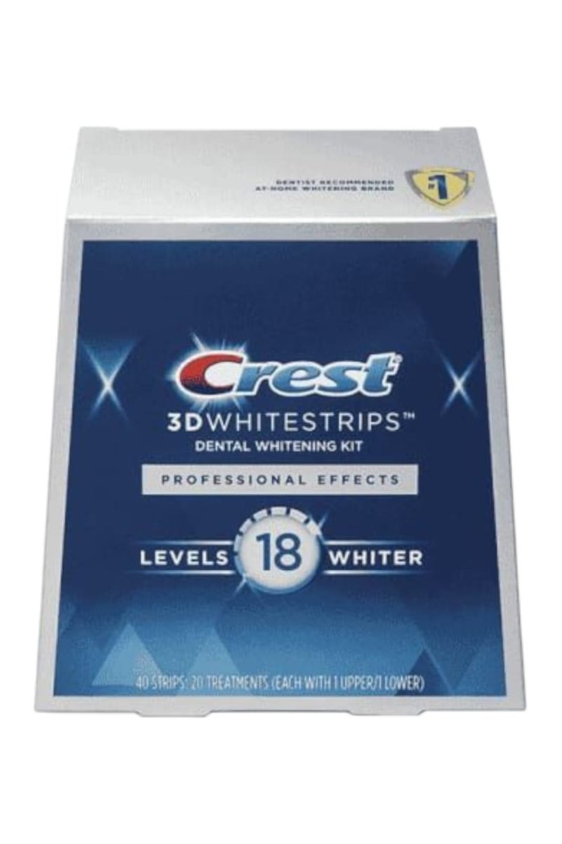 كرست مجموعة شريط تبييض الأسنان ثلاثية الأبعاد 40 شريط 20 شريطًا 20 شريطًا سفلي
