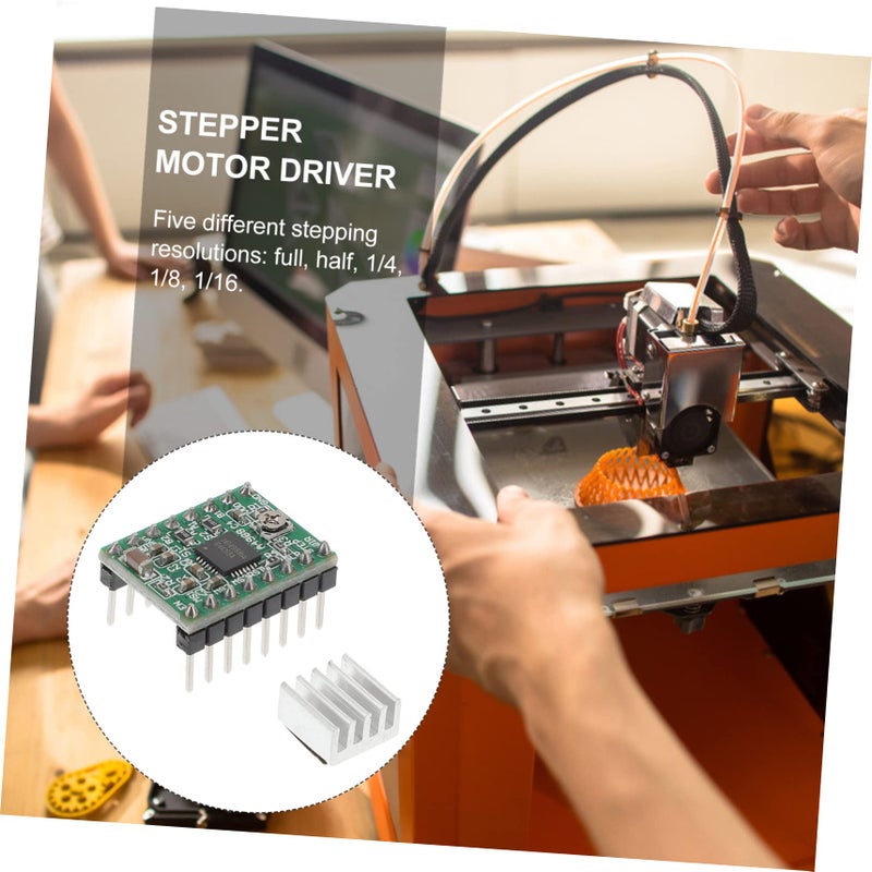 5 Pcs Stepper Motor Driver Module With Heat Sink For Printer Full Half Step Circuit Protection - Image 3