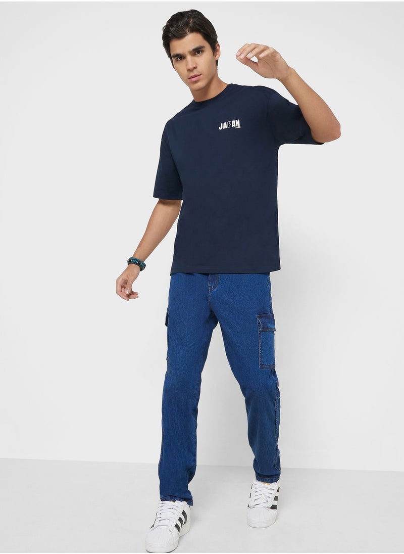 Seventy Five - Mens Cargo Jeans - Image 1