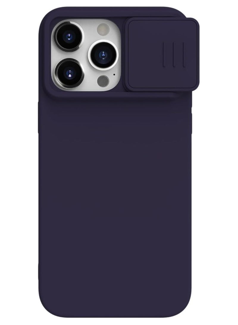 Nillkin CamShield Silky silicon case for Apple iPhone 15 Pro 6.1 (2023)-Dark Purple - Image 1