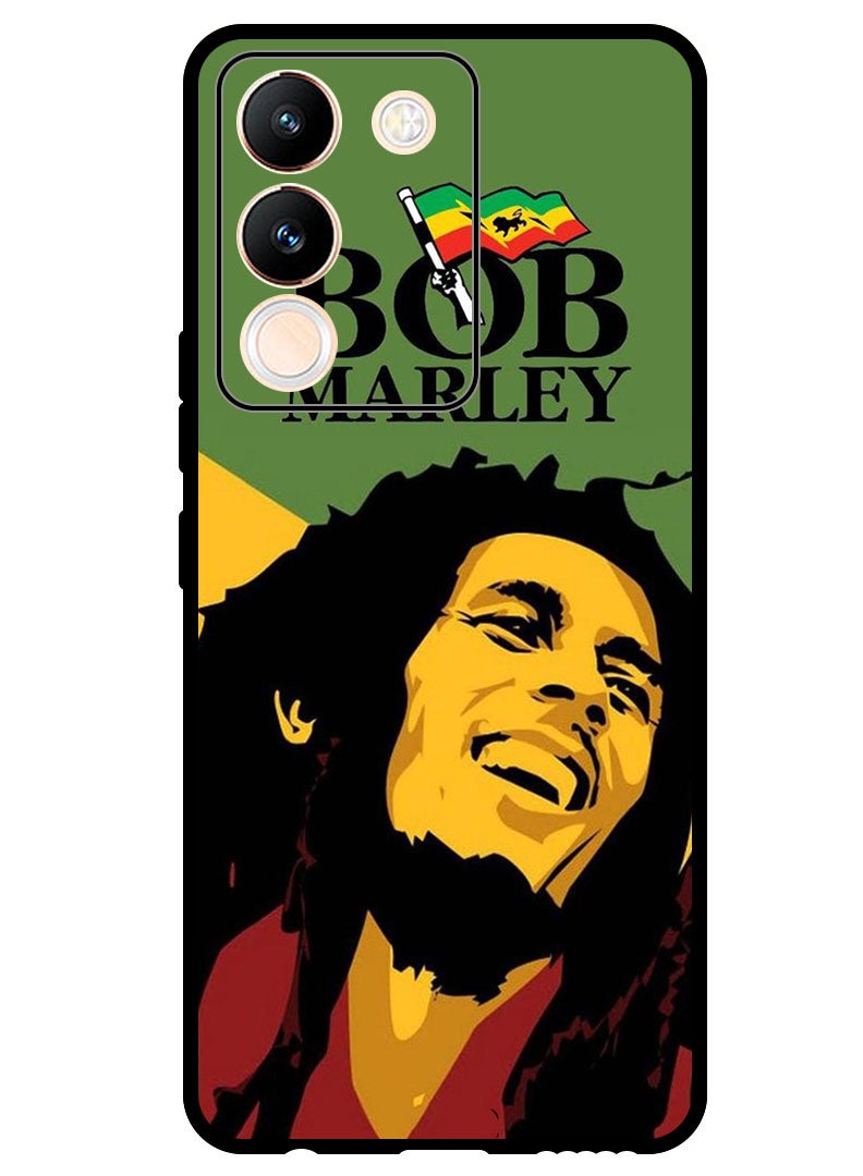 Theodor Protective Case Anti Scratch Shock Proof Bumper Cover For Vivo Y200 Bob Marley - Image 1