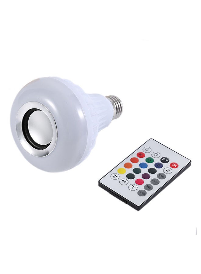 Smart Audio Speaker LED Bulb With Wireless Remote Control Multicolour - Image 1