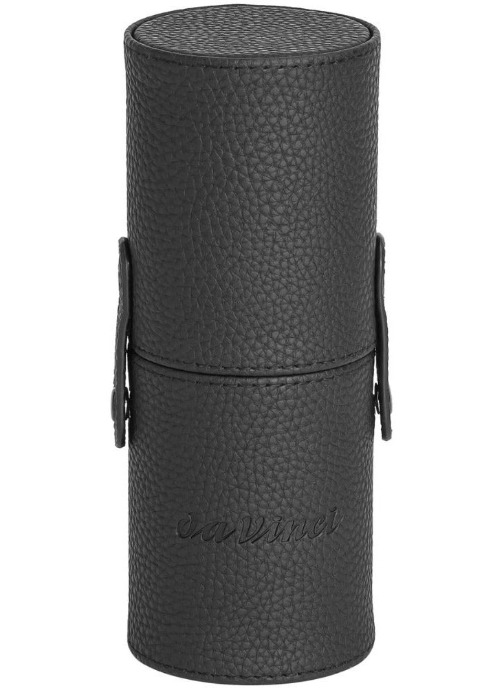 Da Vinci Brush Storage and Travel Box Classic Faux Leather Black 1unit - Image 1