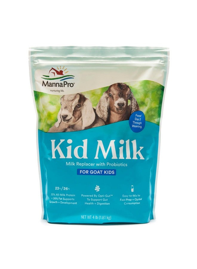 Manna Pro Milk Replacer With Probiotics For Goat Kids | Supports Gut Health And Digestion | 4Lbs - Image 1