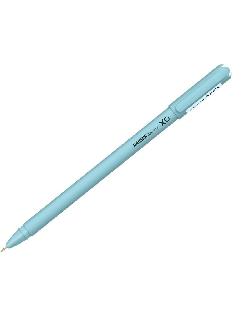 Hauser XO 0.7mm Ballpoint Pens - 50-Pack (Blue, Black, Red) for smooth lines and comfortable writing. Multi-colored for schools and offices. Smear-proof. - Image 2