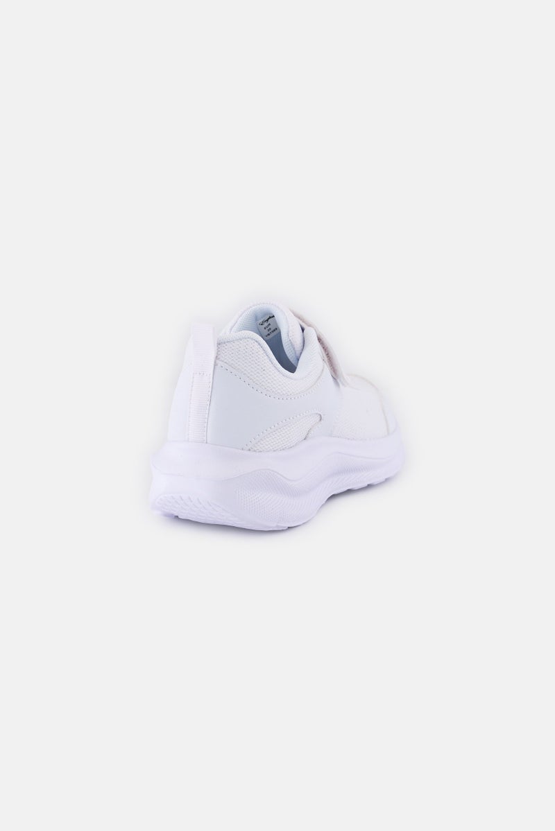 English Laundry Kids Boys Velcro Closure School Shoes, White - Image 3