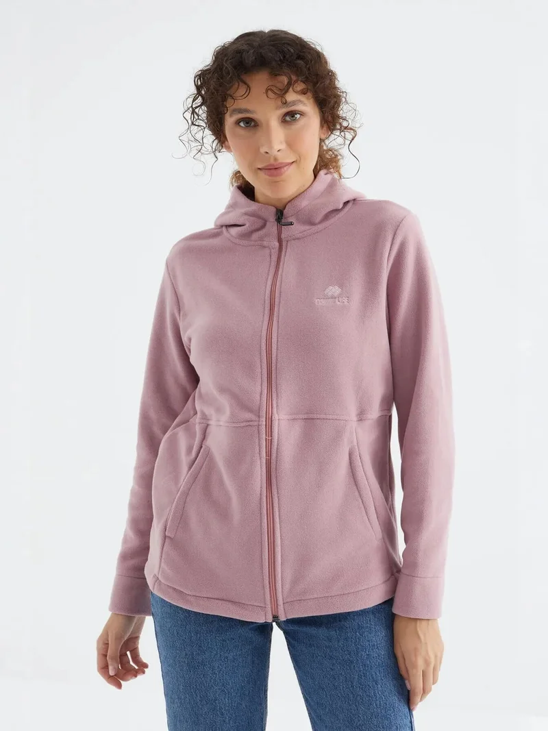 تومي لايف TOMMY Women's Hooded Zip Sweatshirt