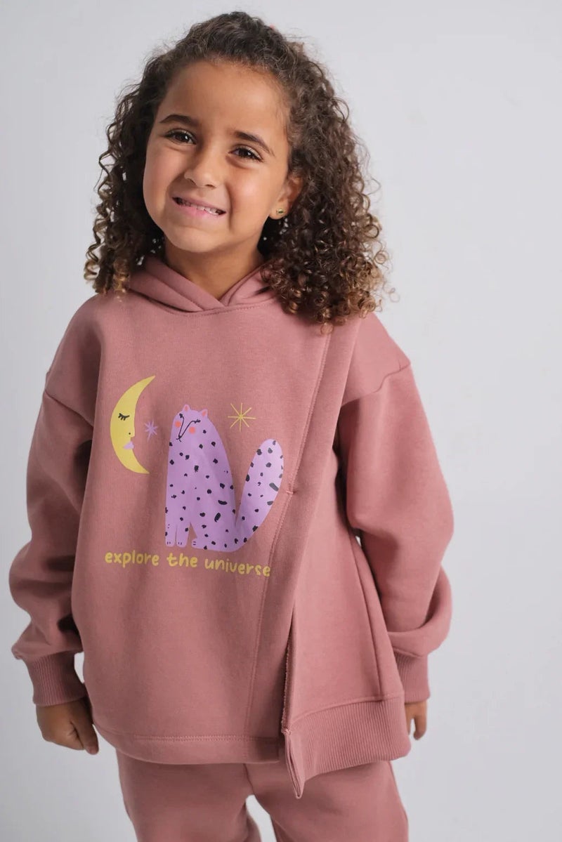 playmore "Explore The Universe" Long-Sleeved Youth Hoodie - Image 1