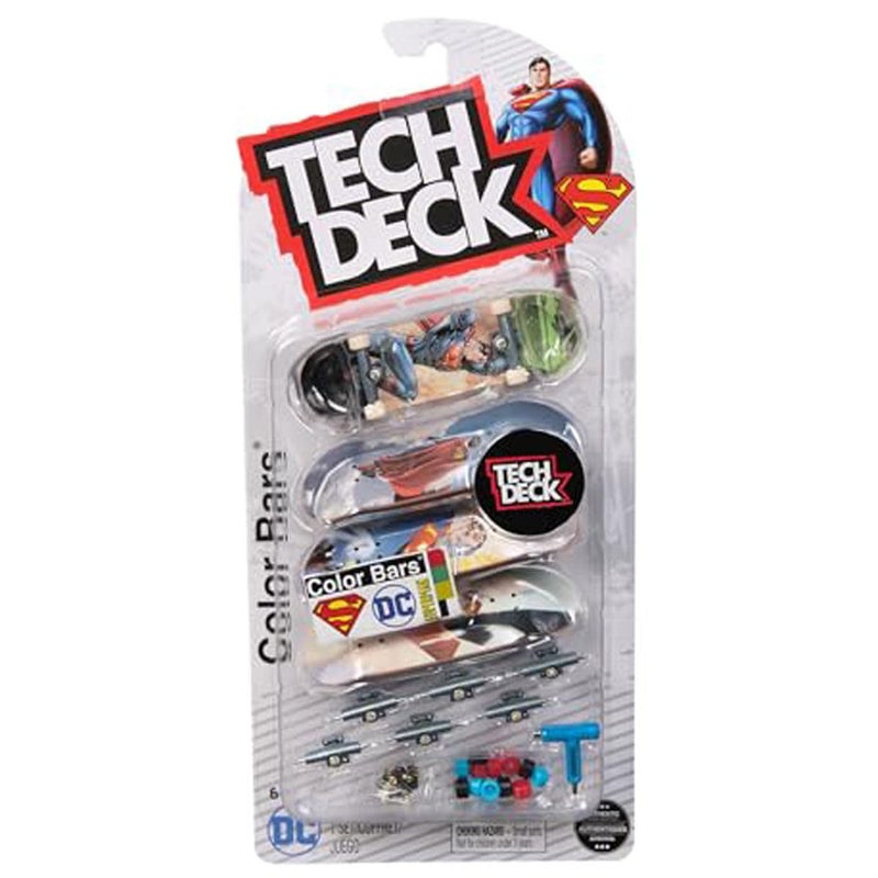 Tech Deck تكنيك ديك ألترا دي إل إكس فينجر بورد 4 باك دي سي سوبرمان سكيت بوردز قابلة للتجميع والتخصيص ألعاب مصغرة للأطفال من عمر 6 سنوات وما فوق - Image 3