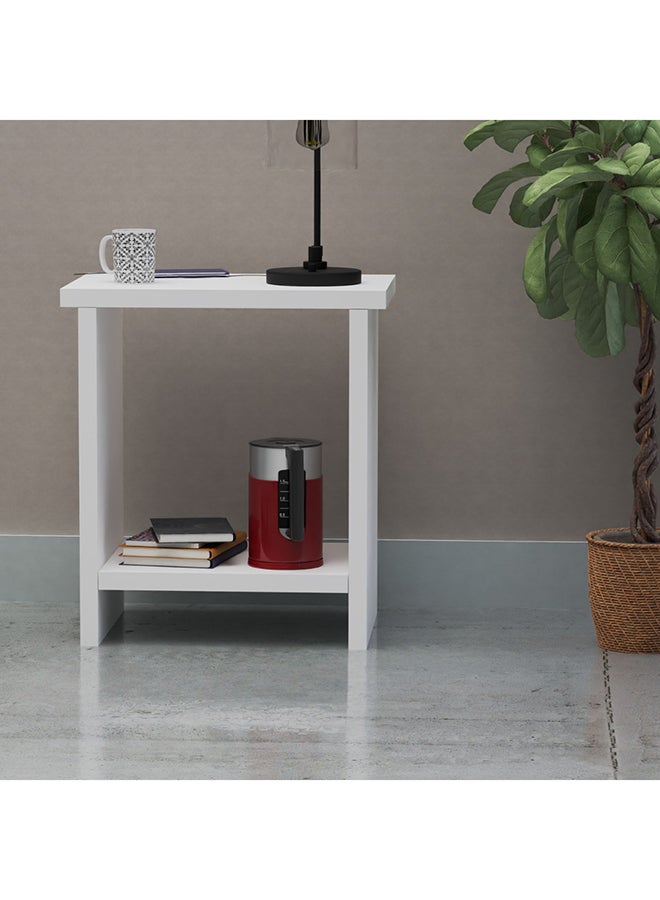 Mahmayi White NS Night Stand غرفة المعيشة المنزلية 30 سم - Image 4