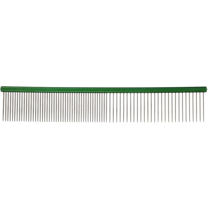 Pet Grooming Comb Dematting Tool For Dogs And Cats Lightweight Aluminum Long Hair Removal Green - Image 2