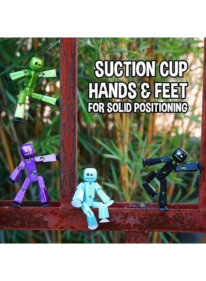 2Pcs Suction Cup Robot Action Figures Random Color For Stop Motion Animation - Image 3