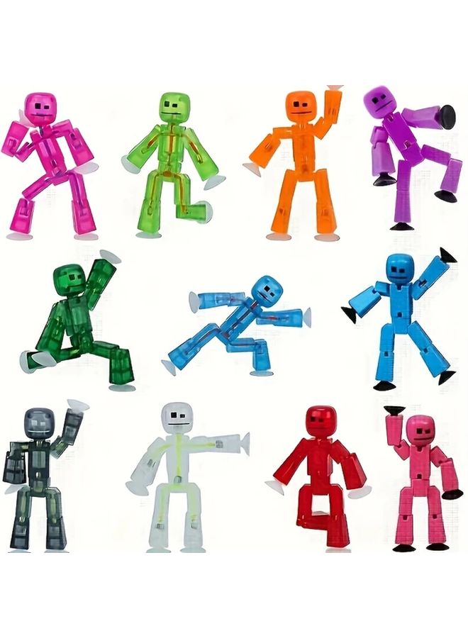 2Pcs Suction Cup Robot Action Figures Random Color For Stop Motion Animation - Image 4