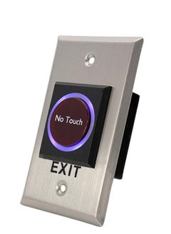 Rubik Touchless No Touch Door Infrared Sensor Exit Button Switch with LED Input DC12V Output COM/NC/NO for Access Control Systems Gates and Garage Openers  - Image 1