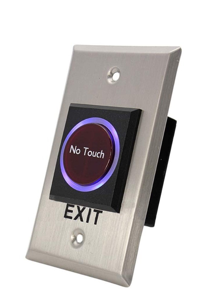 Rubik - Touchless No Touch Door Infrared Sensor Exit Button Switch with LED Input DC12V Output COM/NC/NO for Access Control Systems Gates and Garage Openers - Image 1