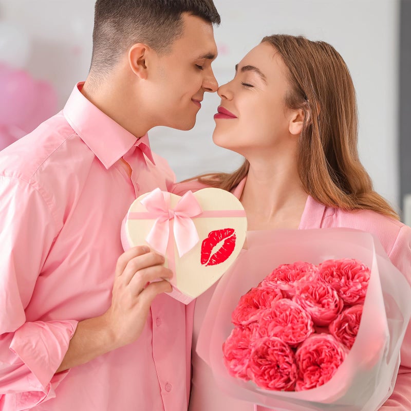 BLSUREFYX 1000 PCS Kissing Lips Stickers 2.2 x 1.4 Inch Kiss Sticker Self-Adhesive Waterproof Fade-Resistant Roll up Clear Lips Stickers for Gifts Party Handicraft Home Decoration Use Red - Image 5