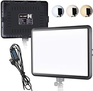 NiceVeedi LED Video Light,  Photography Lighting, 2800-6500K Dimmable Studio Light, Stream Light for Video Recording, - Image 1