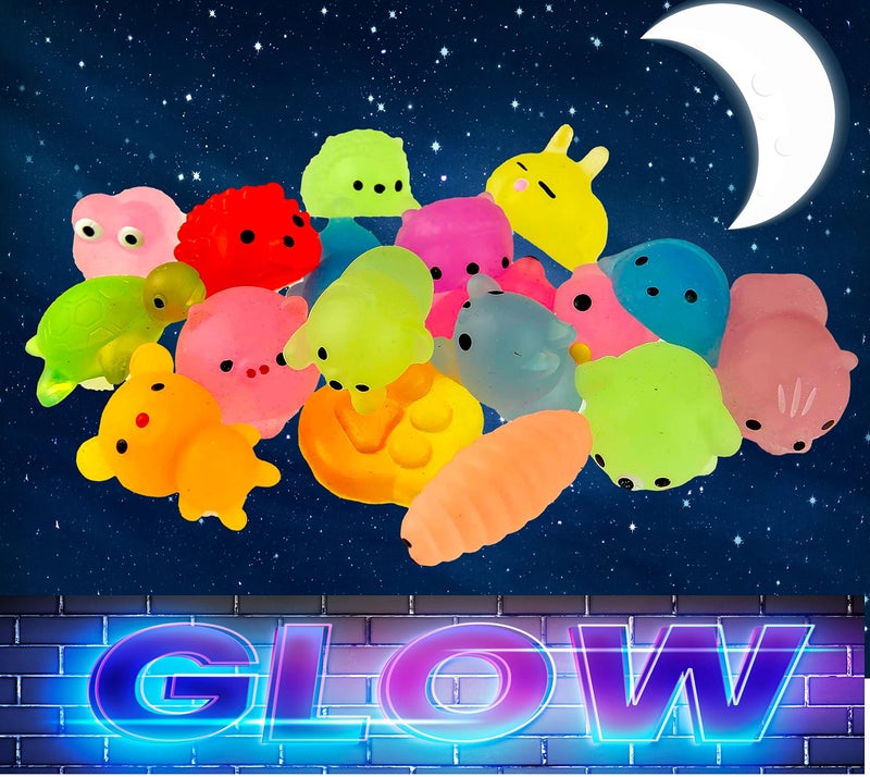 Ja-Ru JA-RU Mochi Squishy Animals Jiggly Toys (6 Pack  12 pcs) Mini Desk Pet Kawaii Squishies. Cute Stuff for Teen Girls. Stress Relief Toy. Kids Party Favors & Classroom Prizes. 3343-6slp - Image 5