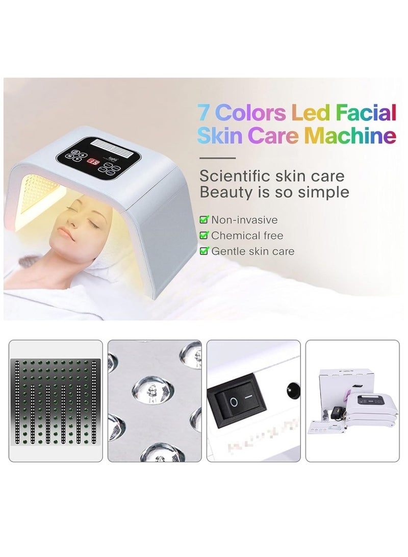 Omega LED-Face-Light-Therapy Device 7 in 1 Color LED Face Mask Facial Body Beauty Equipment  - Image 4