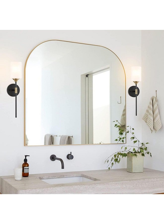 SINOMAN ضوء جدار SINOMAN لغرفة المعيشة حديث/مصابيح جدارية لغرفة النوم/لغرفة المعيشة/أضواء جدارية لتزيين المنزل/مصباح جدار بجانب السرير (أسود_ذهبي، بدون لمبة) - Image 2