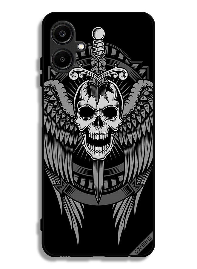 Covernex Samsung Galaxy F06 5G Protective Case Cover Skull Have Eagle Wings - Image 1