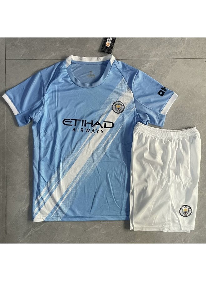 25-26 Manchester City Blue Football Jersey - Image 1