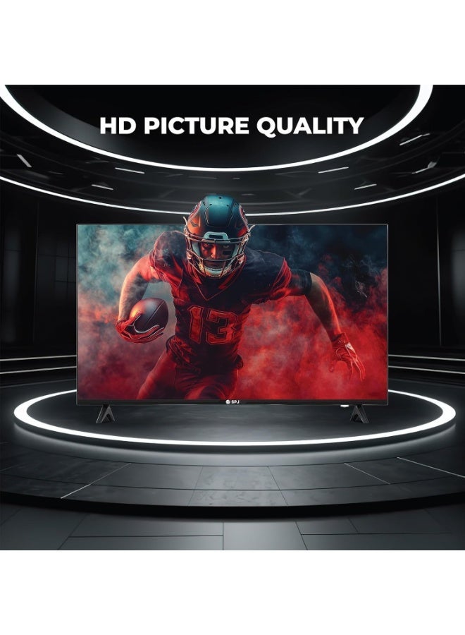 اس بي جي تلفزيون SPJ الذكي عالي الدقة بالكامل مقاس 43 بوصة مع نظام webOS Hub، وتقنية Dolby Atmos، وApple AirPlay، وApple Home، وجهاز التحكم عن بعد السحري، وخدمات Netflix  وTwitch، باللون الأسود - Image 5