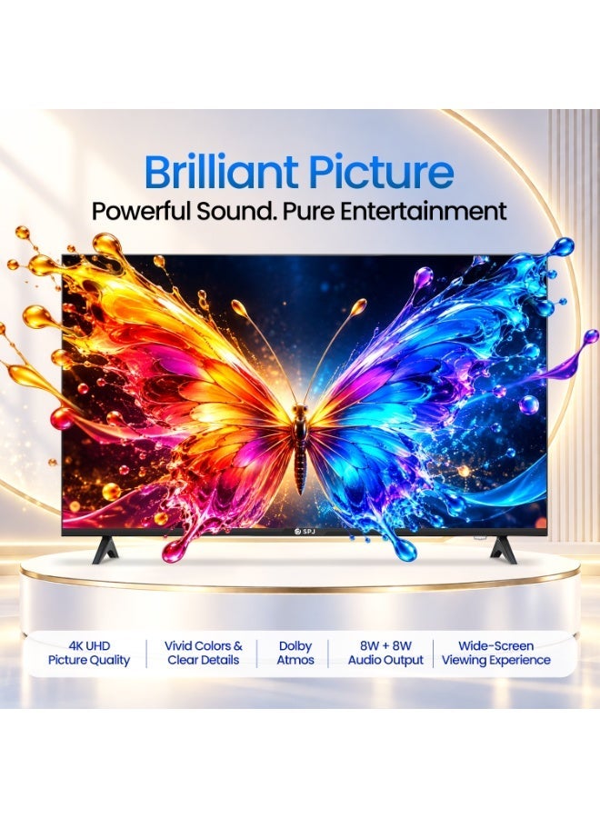 SPJ 43 Inch Full HD Smart TV with webOS Hub, Dolby Atmos, Apple AirPlay, Apple Home, Magic Remote, Netflix, & Twitch, Black - Image 3