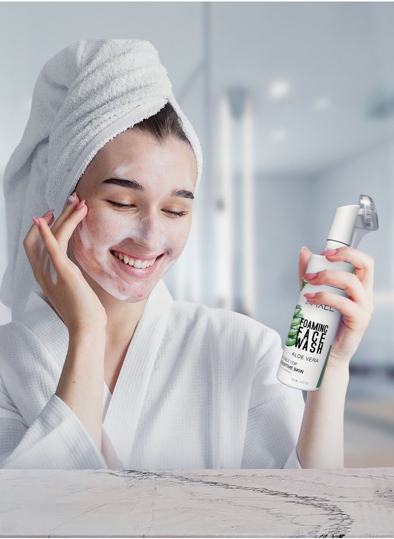 Axel - Aloe Vera Face Cleanser - 150ml - Gentle and Soothing for Sensitive Skin - Image 1