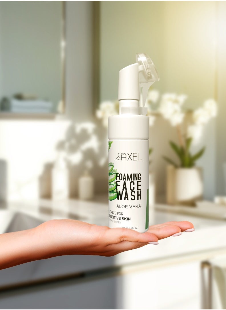 Axel - Aloe Vera Face Cleanser - 150ml - Gentle and Soothing for Sensitive Skin - Image 1