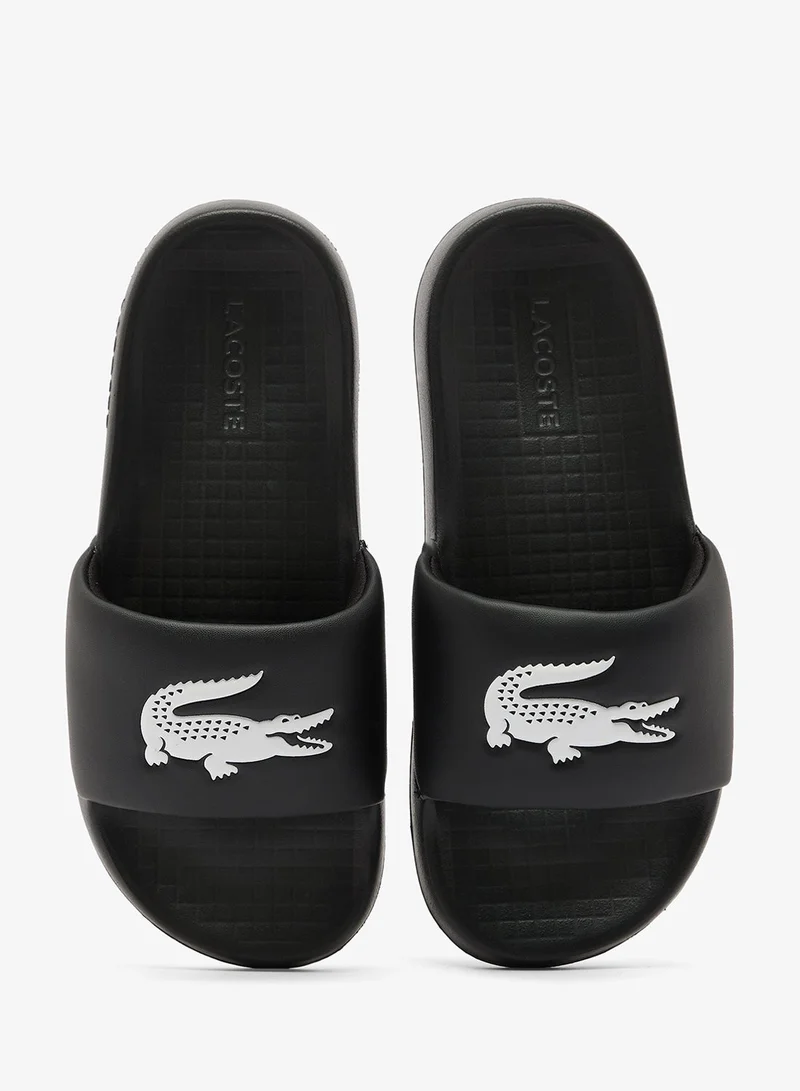 Lacoste 312-BLK/WHT Core Essentials Slides & Sandals for Women | Best Price UAE