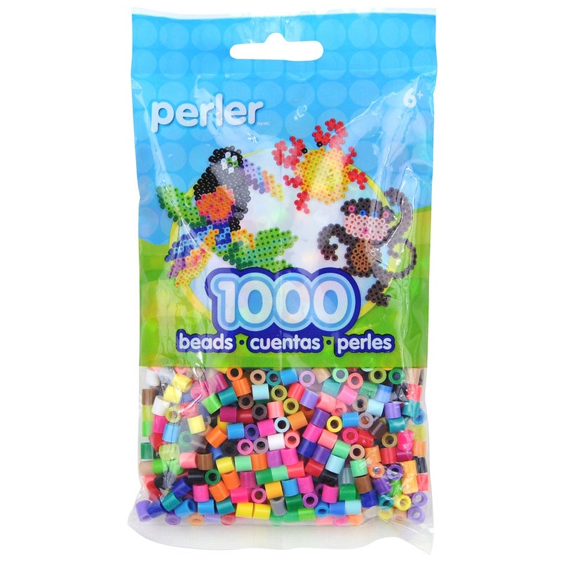 Perler Beads Multicolor Fusion Beads For Kids, Small, Bright Mix, 1000 pcs - Image 4
